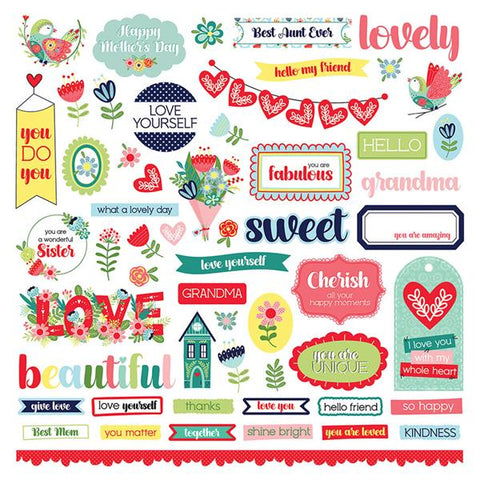 Photo Play Paper | in Loving Memory Scrapbook Stickers