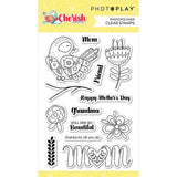 Photoplay Paper Cherish 4"x6" Clear Stamp Set