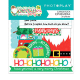 Photoplay Paper Tulla & Norbert's Christmas Party Ephemera Die Cut Embellishments