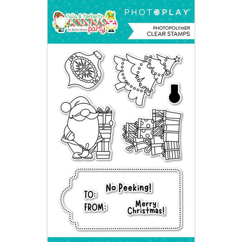Photoplay Paper Tulla & Norbert's Christmas Party 4"x6" Christmas Morning Stamp Set