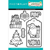 Photoplay Paper Tulla & Norbert's Christmas Party Christmas Morning Etched Metal Die Set