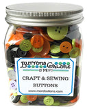 Buttons Galore Cookie Jar - Halloween Buttons