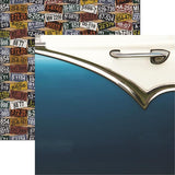 Reminisce Classic Cars Fabulous Fifties Patterned Paper