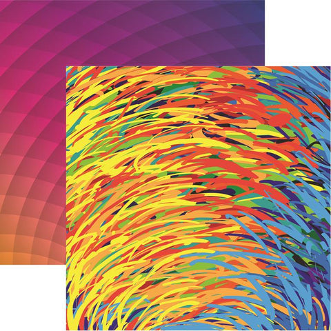 Reminisce It's A Colorful Life Color Two Patterned Paper