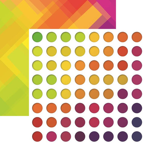 Reminisce It's A Colorful Life Color Three Patterned Paper