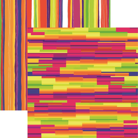 Reminisce It's A Colorful Life Color Four Patterned Paper