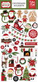 Echo Park Christmas Magic 6x13 Chipboard Accent Embellishments