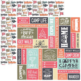 Reminisce Camping Life Adventure Awaits Patterned Paper