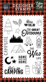 Echo Park Call Of The Wild Stay Wild Designer Stamp Set
