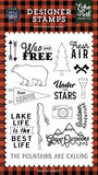 Echo Park Call Of The Wild Fresh Air Stamp Designer Stamp Set