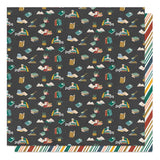 Photoplay Paper Campus Life Study Hard Patterned Paper