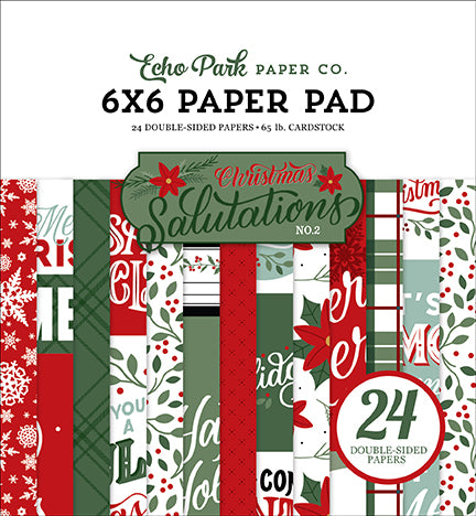 Echo Park Christmas Salutations No. 2 6x6 Paper Pad