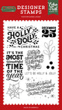 Echo Park Christmas Salutations No. 2 Special Season Designer Stamp Set