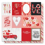 Photoplay Paper Cupid's Sweetheart Cafe Cupid's Cards Patterned Paper