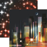 Reminisce City Lights City Nights Patterned Paper