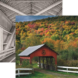 Reminisce Covered Bridges Fall Colors Patterned Paper