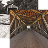 Reminisce Covered Bridges Sanatorium Covered Bridge Patterned Paper