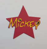 The Die Cut Store Mickey Mouse Star Die Cut Embellishment