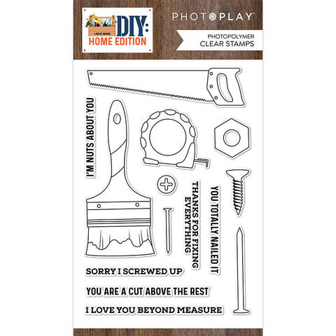 PhotoPlay Paper DIY - Home Edition 4"x6" Photopolymer Stamp Set