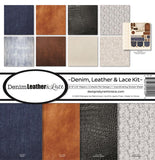Reminisce Denim Leather and Lace Collection Kit