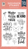 Echo Park Day In The Life No. 2 Love The Life You Live Designer Stamp Set
