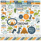 Echo Park Dino-Mite Element Sticker Sheet