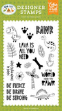 Echo Park Dino-Mite Be Fierce Designer Stamp Set