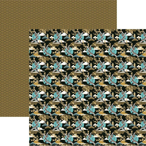 Reminisce Dreaming Of Japan Good Fortune Patterned Paper