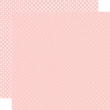 Echo Park Dots & Stripes Blush Dot Patterned Paper