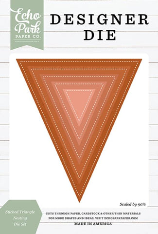 Echo Park Designer Products Stitched Triangle Nesting Die Set