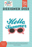 Echo Park Endless Summer Hello Summer Sunglasses Designer Die Set