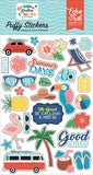 Echo Park Endless Summer Puffy Sticker Embellishments