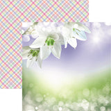 Reminisce Eastertime Easter Lilies Patterned Paper