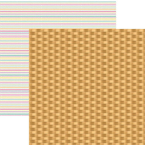 Reminisce Eastertime Easter Basket Patterned Paper