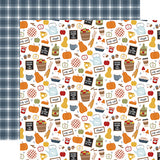 Echo Park Fall Fever Flavors Of Fall Patterned Paper