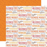 Echo Park Fall Fall Phrases Patterned Paper