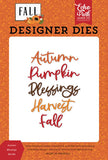Echo Park Fall Autumn Blessings Designer Die Set