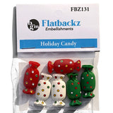 Buttons Galore Flatbackz - Holiday Candy