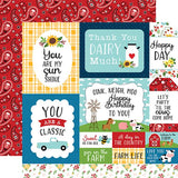 Echo Park Fun On The Farm Multi Journaling Cards Patterned Paper