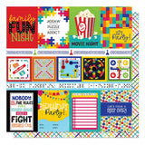 Photoplay Paper Family Fun Night Game Rules Patterned Paper