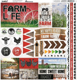 Reminisce Farm Life 12x12 Elements Sticker Sheet