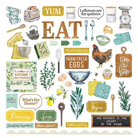 PhotoPlay Paper Fresh Picked 2 Element Sticker Sheet