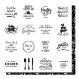 PhotoPlay Paper Fresh Picked 2 3x3 B/W Cooking Sign Cards Patterned Paper