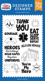 Echo Park First Responder Selfless Service Designer Stamp Set