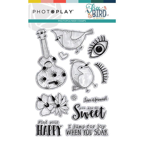PhotoPlay Paper Free Bird Photopolymer Stamp Set