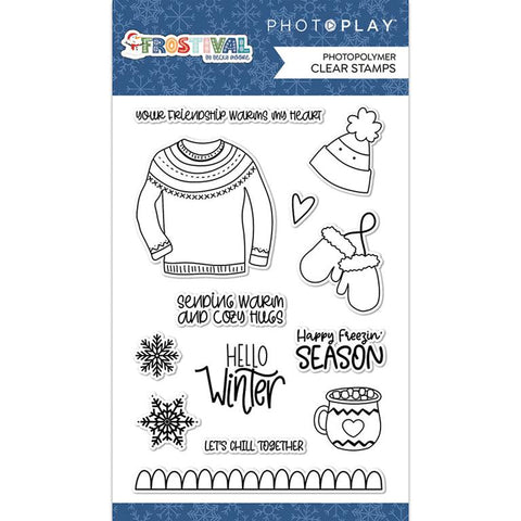 Photoplay Paper Frostival 4"x6" Stamp Set