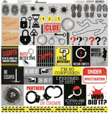 Reminisce Get A Clue 12x12 Custom Sticker Sheet