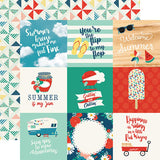 Echo Park Good Day Sunshine 4X4 Journaling Cards Patterned Paper