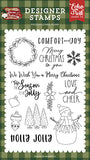 Echo Park Gnome For Christmas Comfort And Joy Designer Stamp Set