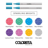 Spectrum Noir Colorista Sparkling Brights Glitter Markers